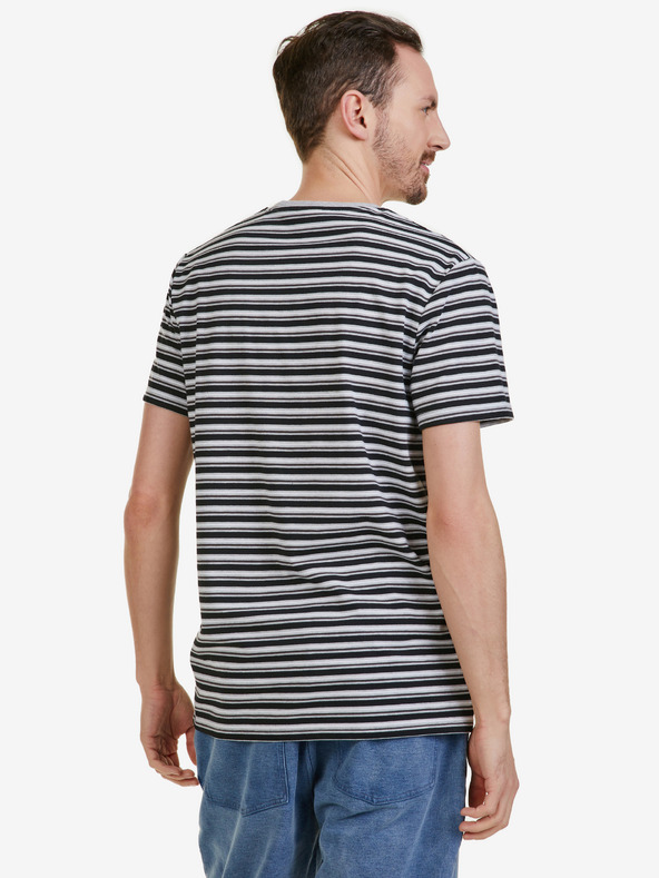 Sam 73 Siva moška črtasta majica SAM 73 Martin