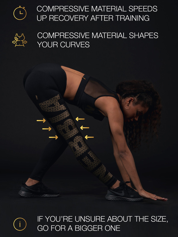 Nebbia Črn ženski kombinezon NEBBIA INTENSE Zlati kombinezon 595