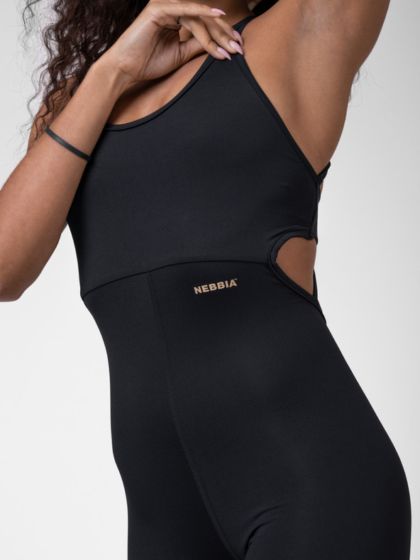 Nebbia Črn ženski kombinezon NEBBIA INTENSE Zlati kombinezon 595
