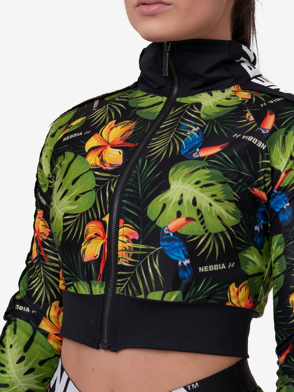 Nebbia Visokoenergijska ženska jakna 564 Nebbia Jungle green