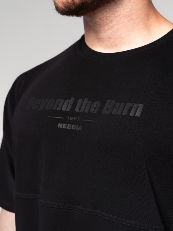 Nebbia Prevelika majica NO SHORTCUTS 354