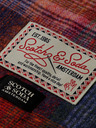 Scotch & Soda Rdeča in modra moška karirasta majica Scotch & Soda