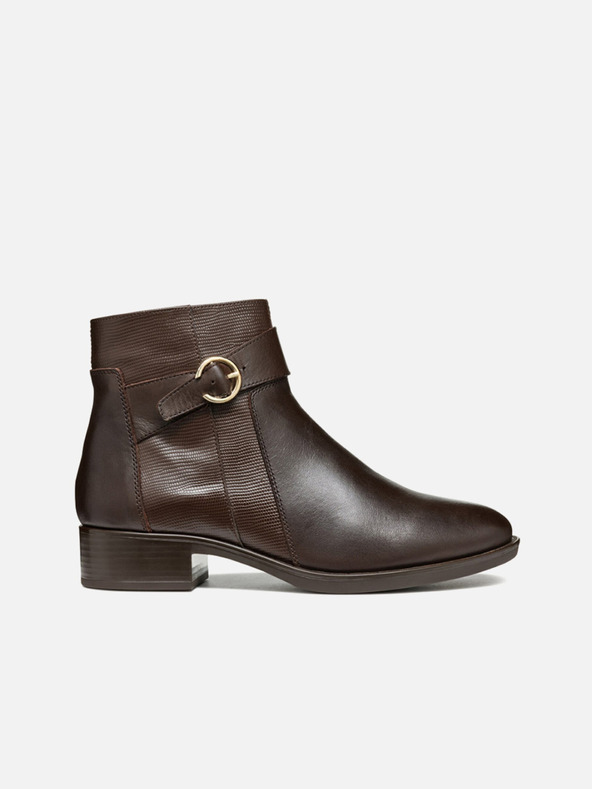 Geox Rjavi ženski gležnjarji Geox Felicity