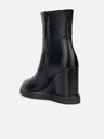 Geox Črni ženski gležnjarji Geox Elidea Wedge
