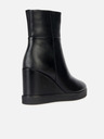 Geox Črni ženski gležnjarji Geox Elidea Wedge