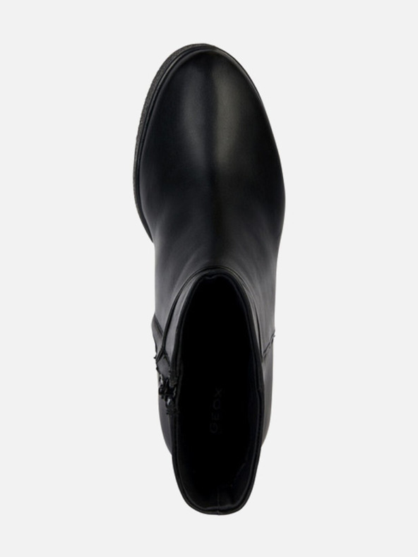 Geox Črni ženski gležnjarji Geox Elidea Wedge