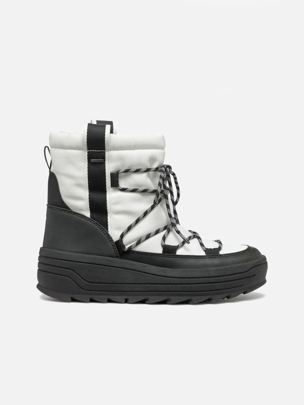 Geox Beli ženski gležnjarji Geox Milleiny ABX