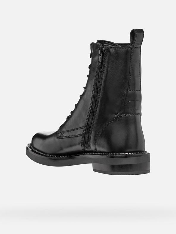 Geox Črni ženski gležnjarji Geox Serilda