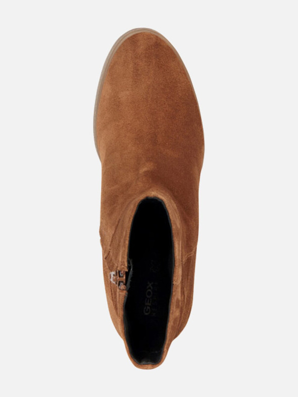 Geox Rjavi ženski gležnjarji Geox Elidea