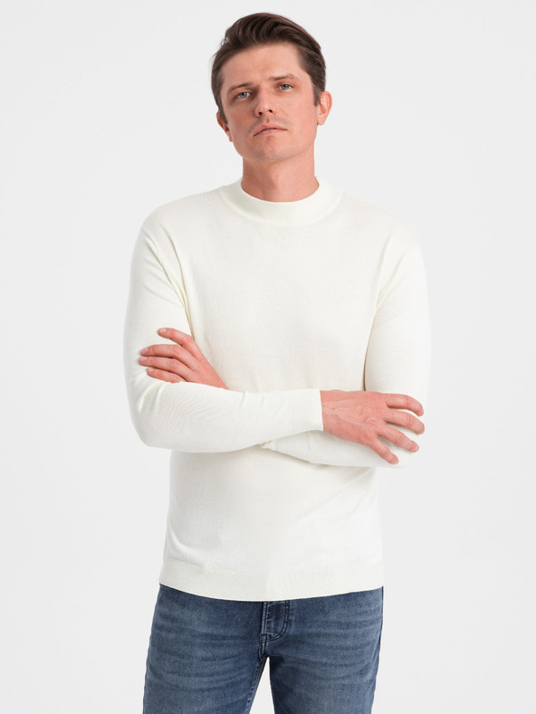 Ombre Clothing Moški pleteni pol rolojaki z viskoznim vzorcem Ombre oblačila