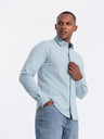 Ombre Clothing Moška pletena srajca s tankimi rokavi Ombre oblačila