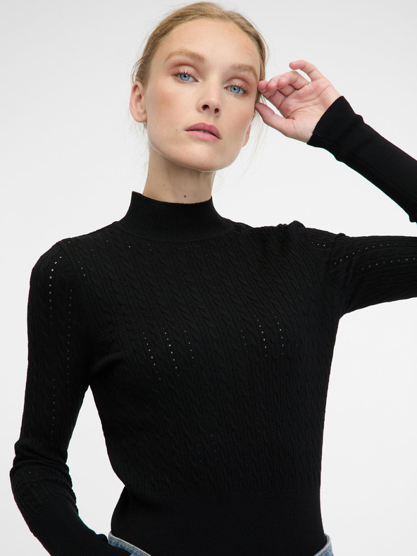 Orsay Črn ženski pulover ORSAY