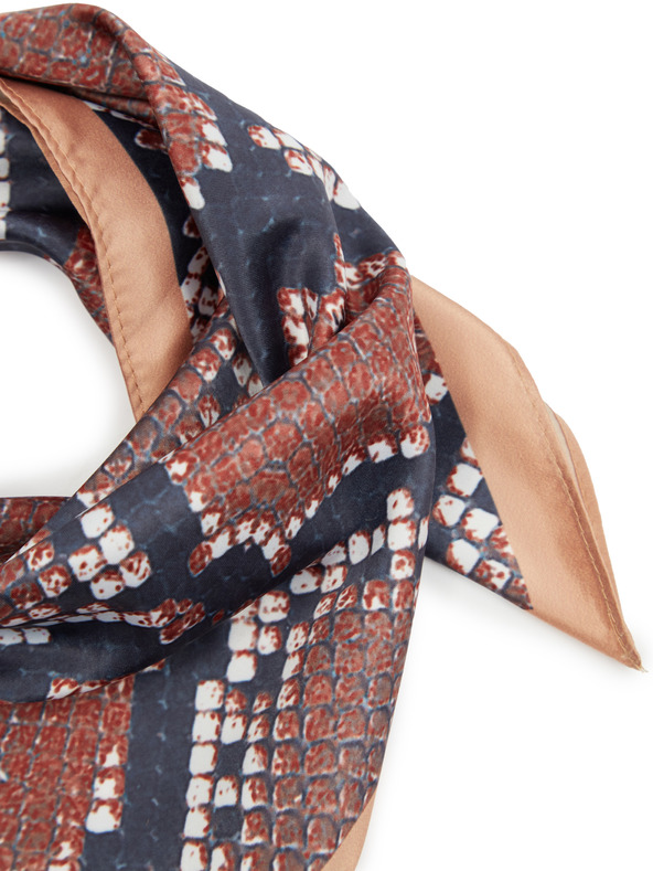 Orsay Rjav ženski vzorčast šal ORSAY