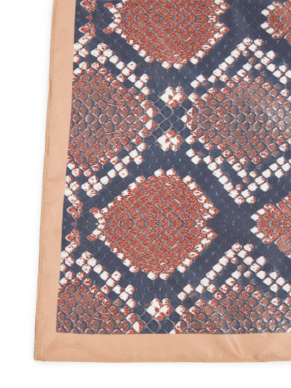 Orsay Rjav ženski vzorčast šal ORSAY