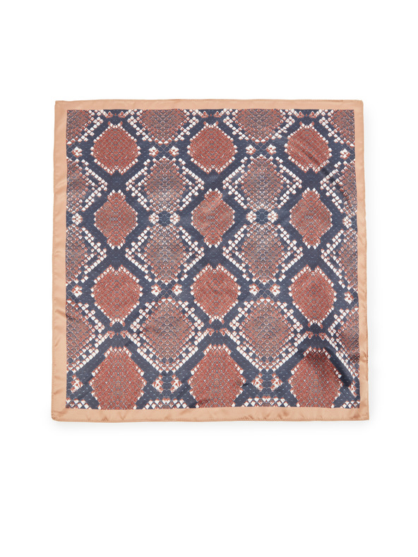 Orsay Rjav ženski vzorčast šal ORSAY