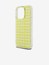 DKNY PC/TPU hrbtni ovitek s ponavljajočim se vzorcem za iPhone 15 Pro Yellow DKNY