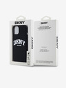 DKNY Tekoči silikonski logotip Arch MagSafe Back Cover za iPhone 14 Black DKNY