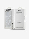 DKNY Tekoče bleščice s kvačkanim vzorcem za iPhone 15 Pro Max Transparent DKNY
