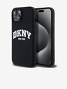DKNY Tekoči silikonski logotip Arch MagSafe za iPhone 15 črn DKNY