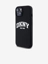 DKNY Tekoči silikonski logotip Arch MagSafe za iPhone 15 črn DKNY