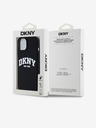 DKNY Tekoči silikonski logotip Arch MagSafe za iPhone 15 črn DKNY