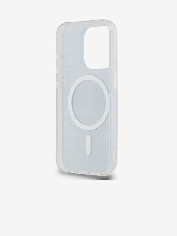 DKNY PC/TPU Repeat Pattern Tonal Stripe Magsafe Back Cover za iPhone 15 Pro Black DKNY