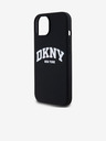 DKNY Tekoči silikonski logotip Arch MagSafe Back Cover za iPhone 13 črn DKNY