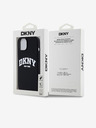 DKNY Tekoči silikonski logotip Arch MagSafe Back Cover za iPhone 13 črn DKNY