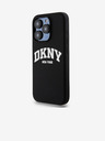 DKNY Tekoči silikonski logotip MagSafe za iPhone 15 Pro črn DKNY