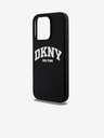 DKNY Tekoči silikonski logotip MagSafe za iPhone 15 Pro črn DKNY