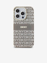 DKNY PC/TPU Repeat Pattern Tonal Stripe Magsafe Back Cover za iPhone 15 Pro Beige DKNY