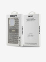 DKNY PC/TPU Repeat Pattern Tonal Stripe Magsafe Back Cover za iPhone 15 Pro Beige DKNY