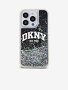 DKNY Liquid Glitter Arch Logo Back Cover za iPhone 15 Pro Black DKNY
