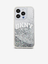 DKNY Liquid Glitter Arch Logo Back Cover za iPhone 15 Pro Transparent DKNY