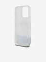 DKNY Liquid Glitter Arch Logo Back Cover za iPhone 15 Pro Max Transparent DKNY