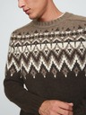 GAP Fair Isle sveter s prímesou vlny