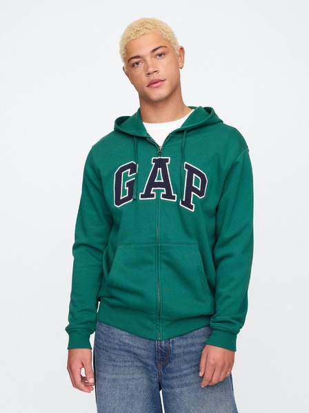 GAP Mikina z zadrgo in logotipom GAP