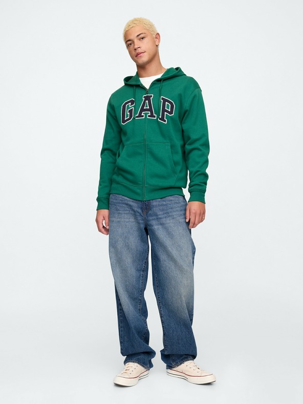 GAP Mikina z zadrgo in logotipom GAP