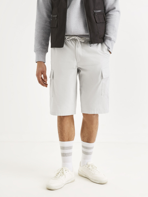 Celio Svetlo sive kratke hlače Celio Rolver2Bm