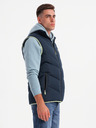 Ombre Clothing Moški prešiti telovnik z neonskimi poudarki Ombre Clothing