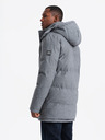 Ombre Clothing Moška dolga topla jakna parka z volno Ombre Oblačila
