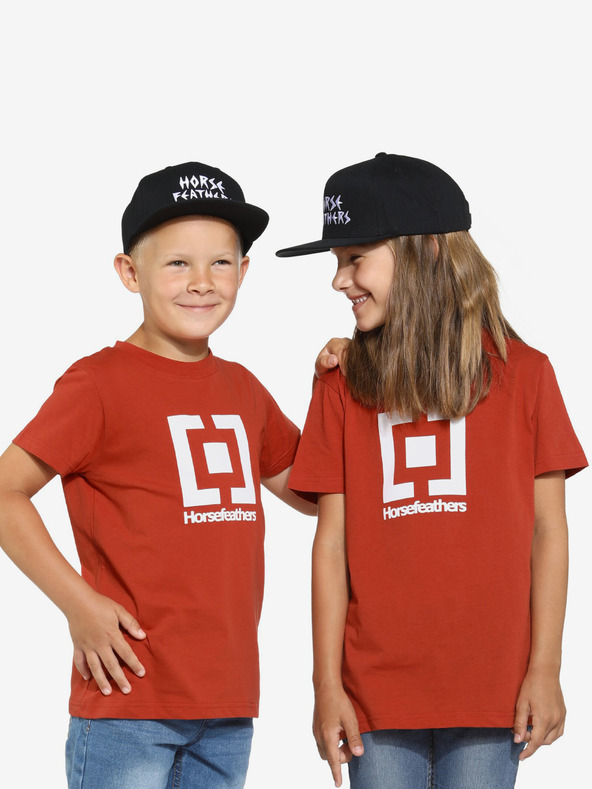 Horsefeathers Horsefeathers Kids Base T-Shirt - rdeča