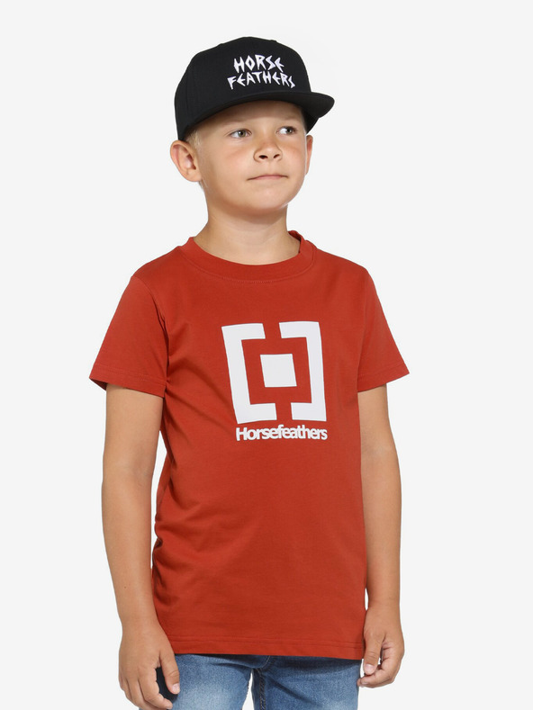 Horsefeathers Horsefeathers Kids Base T-Shirt - rdeča