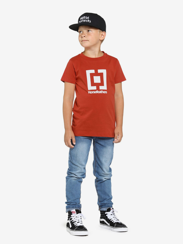 Horsefeathers Horsefeathers Kids Base T-Shirt - rdeča