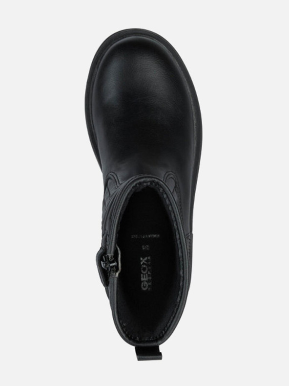 Geox Črni dekliški gležnjarji Geox Eclair