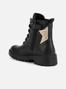 Geox Črni dekliški gležnjarji Geox Casey