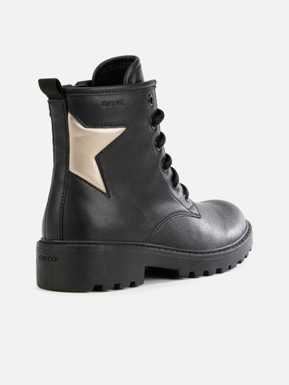 Geox Črni dekliški gležnjarji Geox Casey
