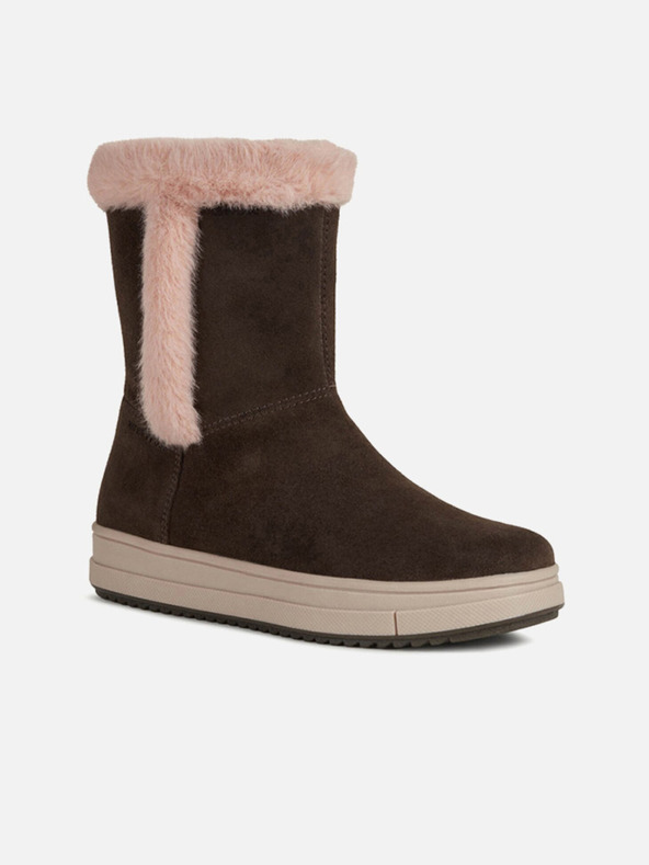 Geox Rjavi dekliški zimski čevlji Geox Rebecca WPF