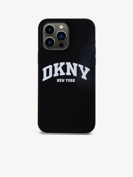 DKNY Liquid Silicone Arch Logo MagSafe Back Cover za iPhone 12/12 Pro Black DKNY