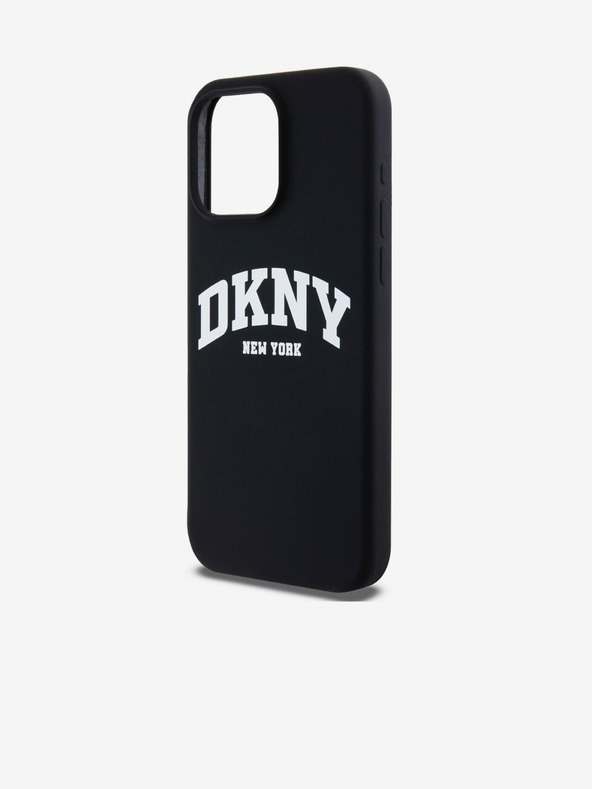 DKNY Liquid Silicone Arch Logo MagSafe Back Cover za iPhone 12/12 Pro Black DKNY